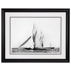 Sailing Yacht Valkyrie 2 & Vigilant – Start of the Americas Cup Race, 1893