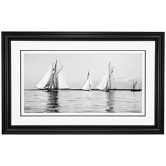 Sailing Yachts at Start Kings Cup, August 1906