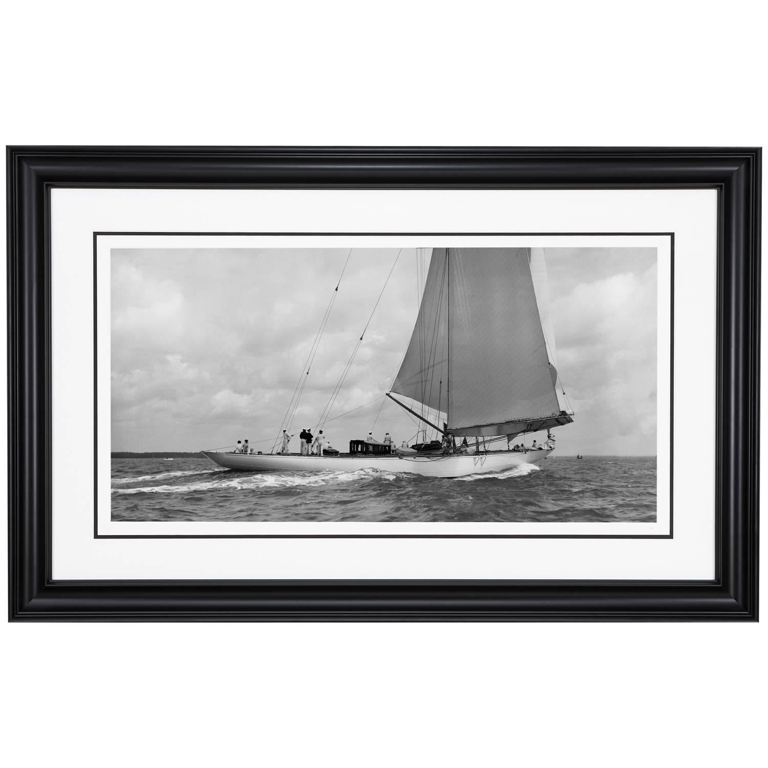 Sailing Yacht Velsheda, 1936 - Photograph by Frank Beken