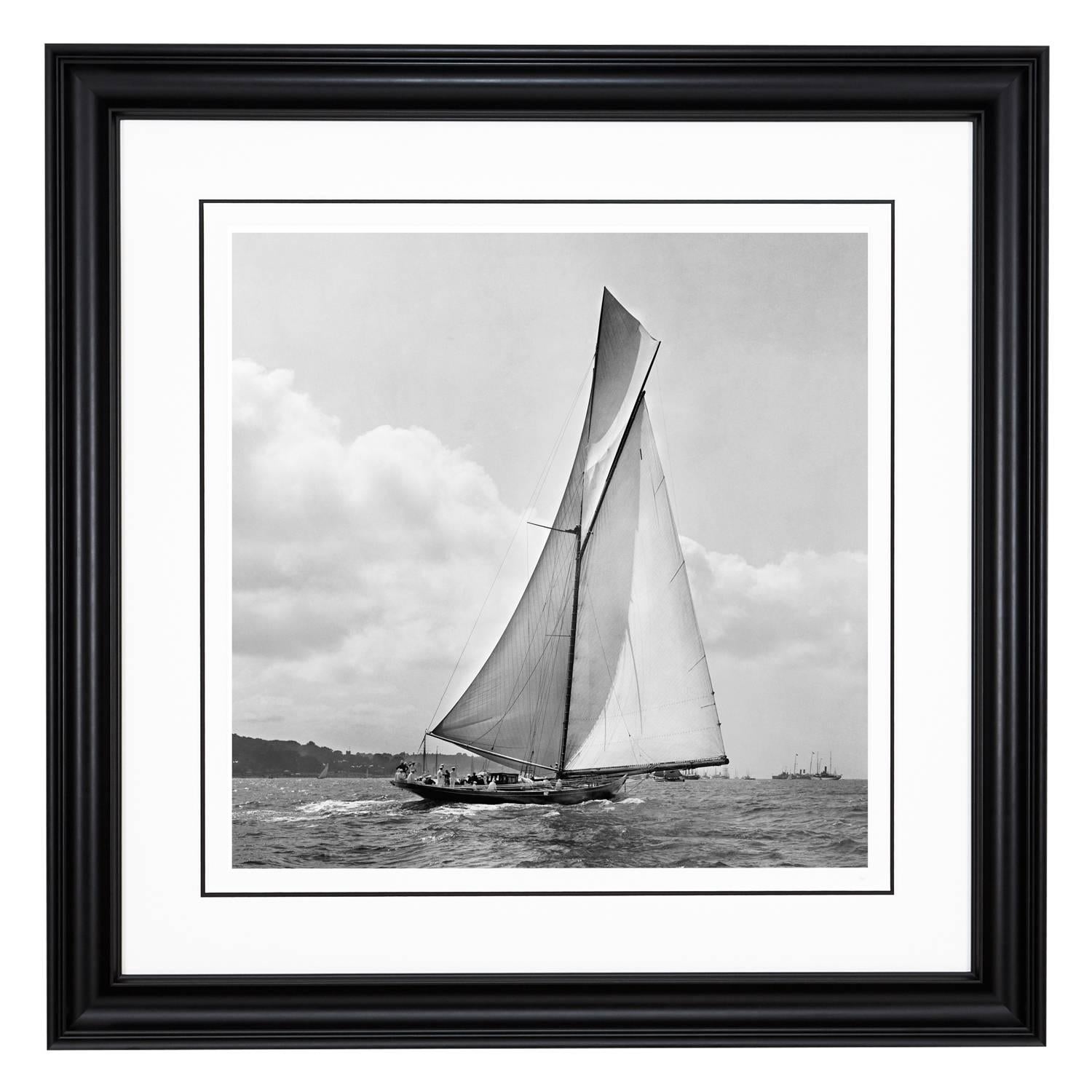 Prince of Wales Sailing Yacht Britannia, 1923 - Edition 2 of 25 - Photograph by Frank Beken