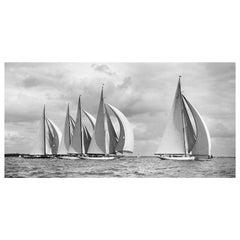 J Class Sailing Yachts Britannia, Astra, Shamrock V, Candida & Velsheda, 1934