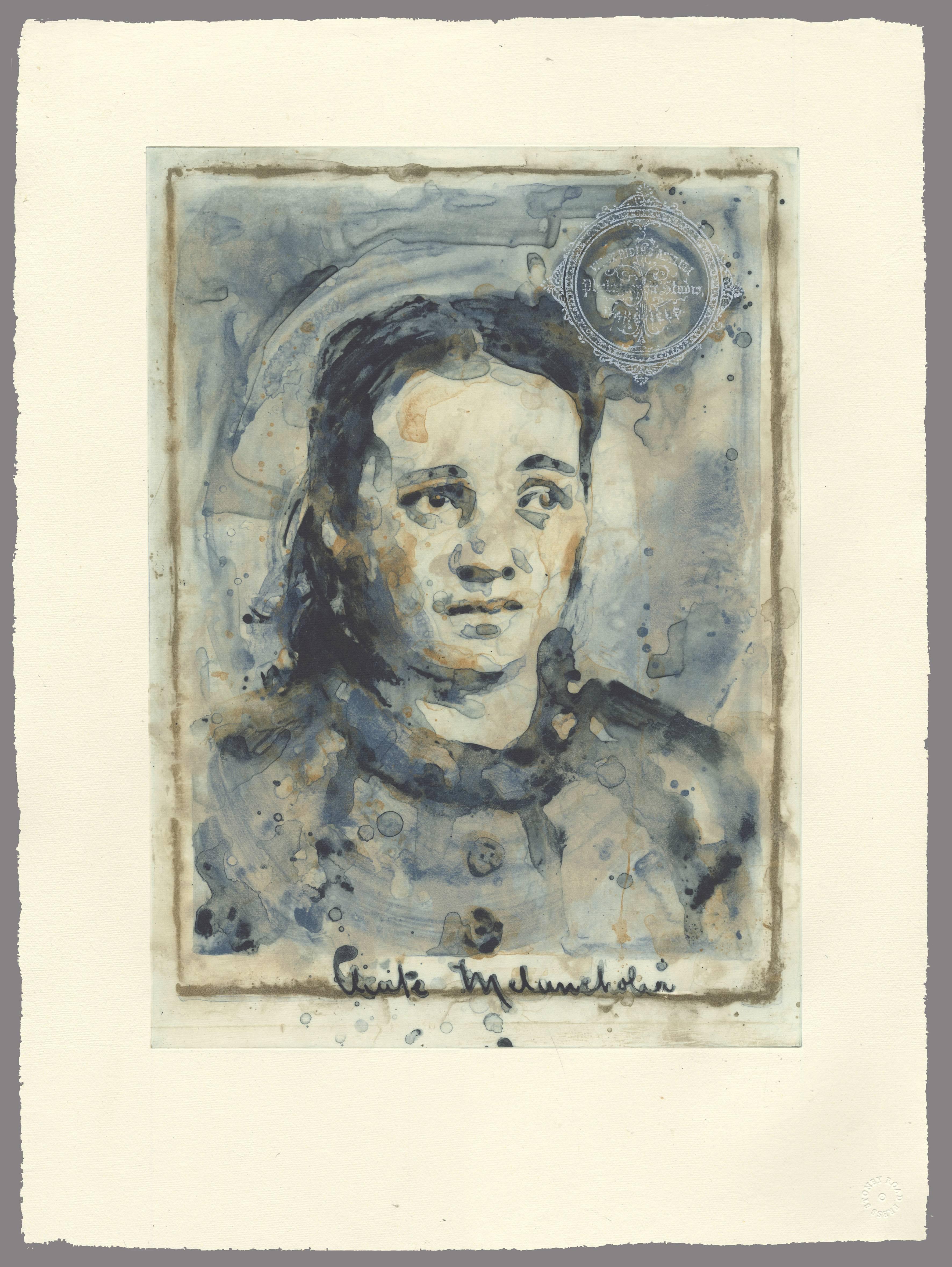 Monica Lundy Portrait Print - Acute Melancholia