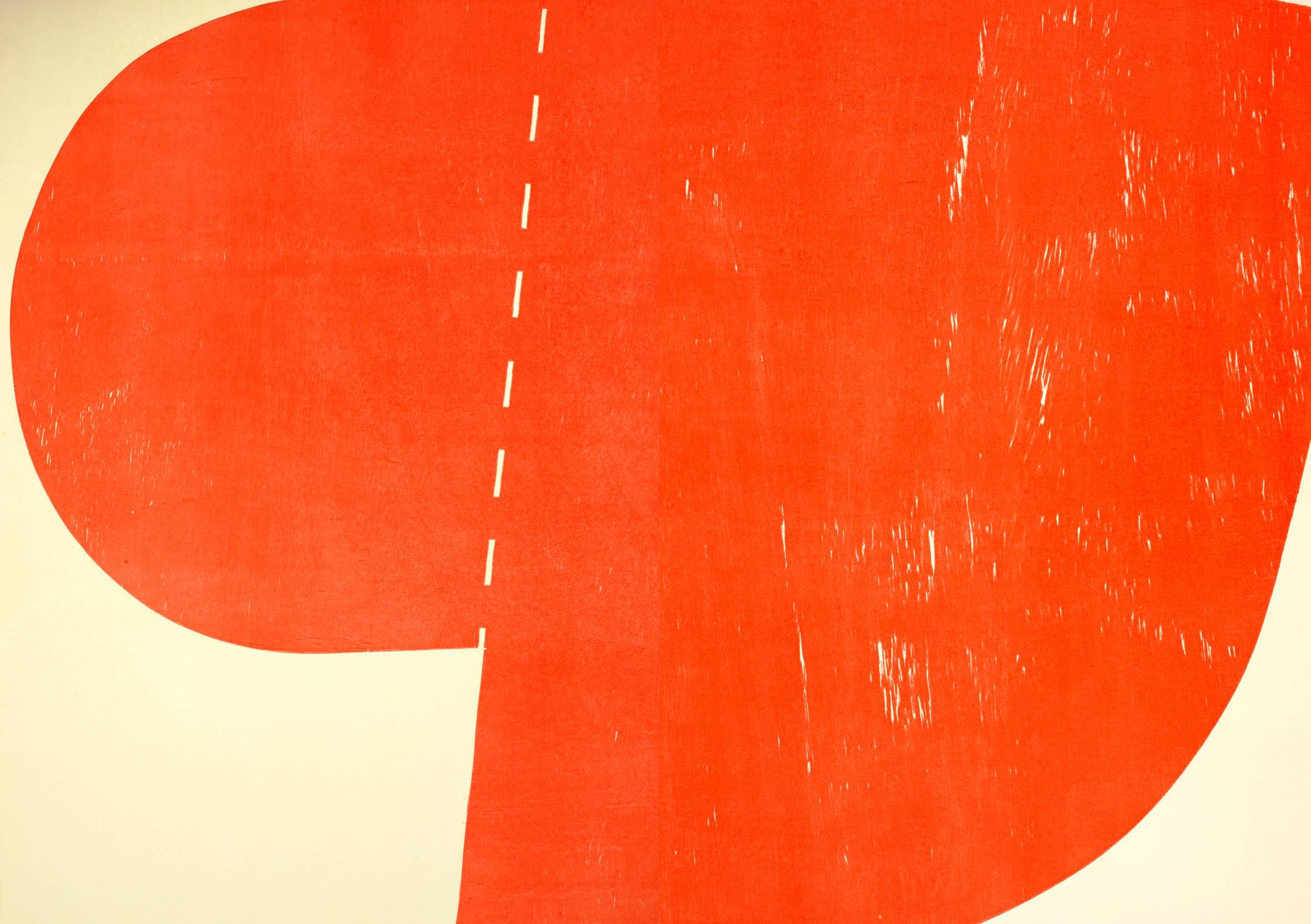 Richard Gorman Abstract Print - Big Orange
