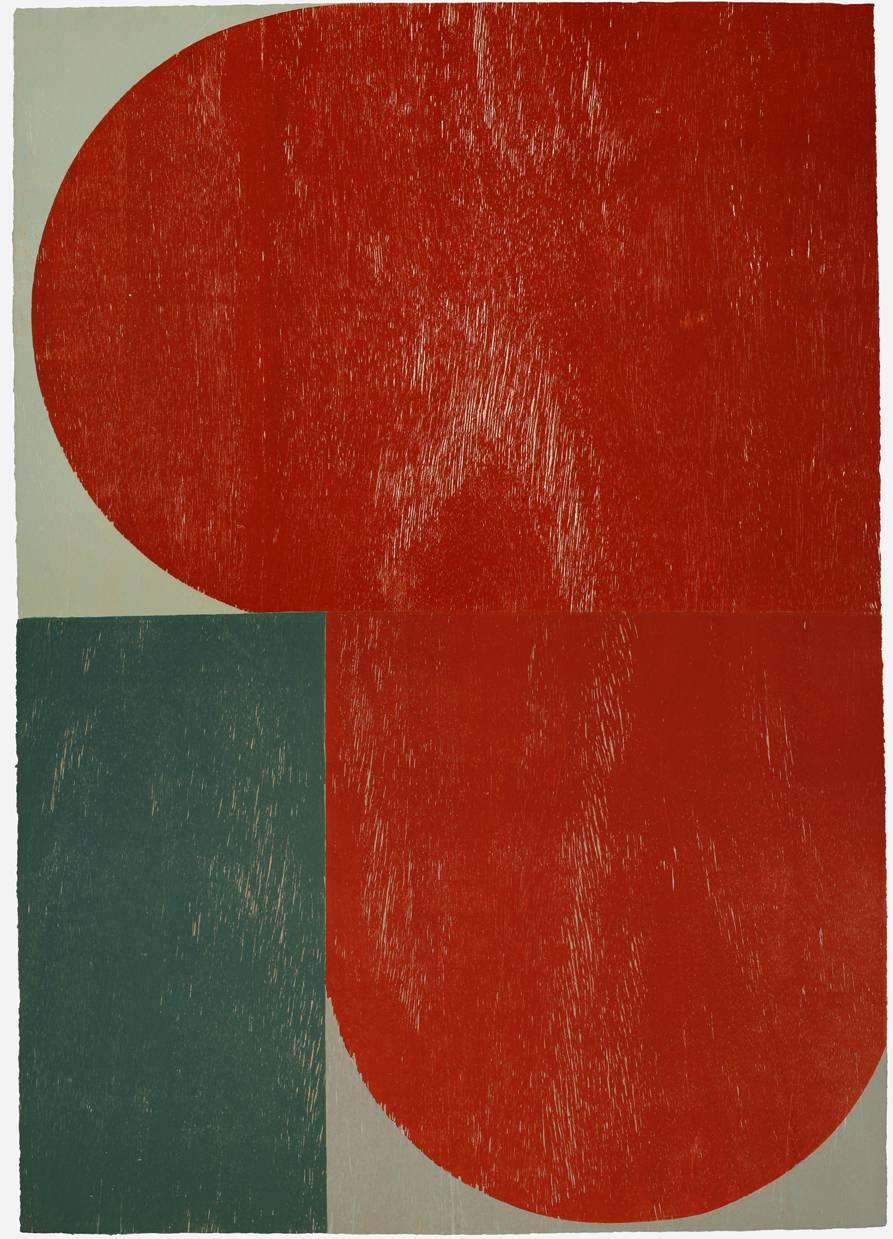 Richard Gorman Abstract Print - Big Red