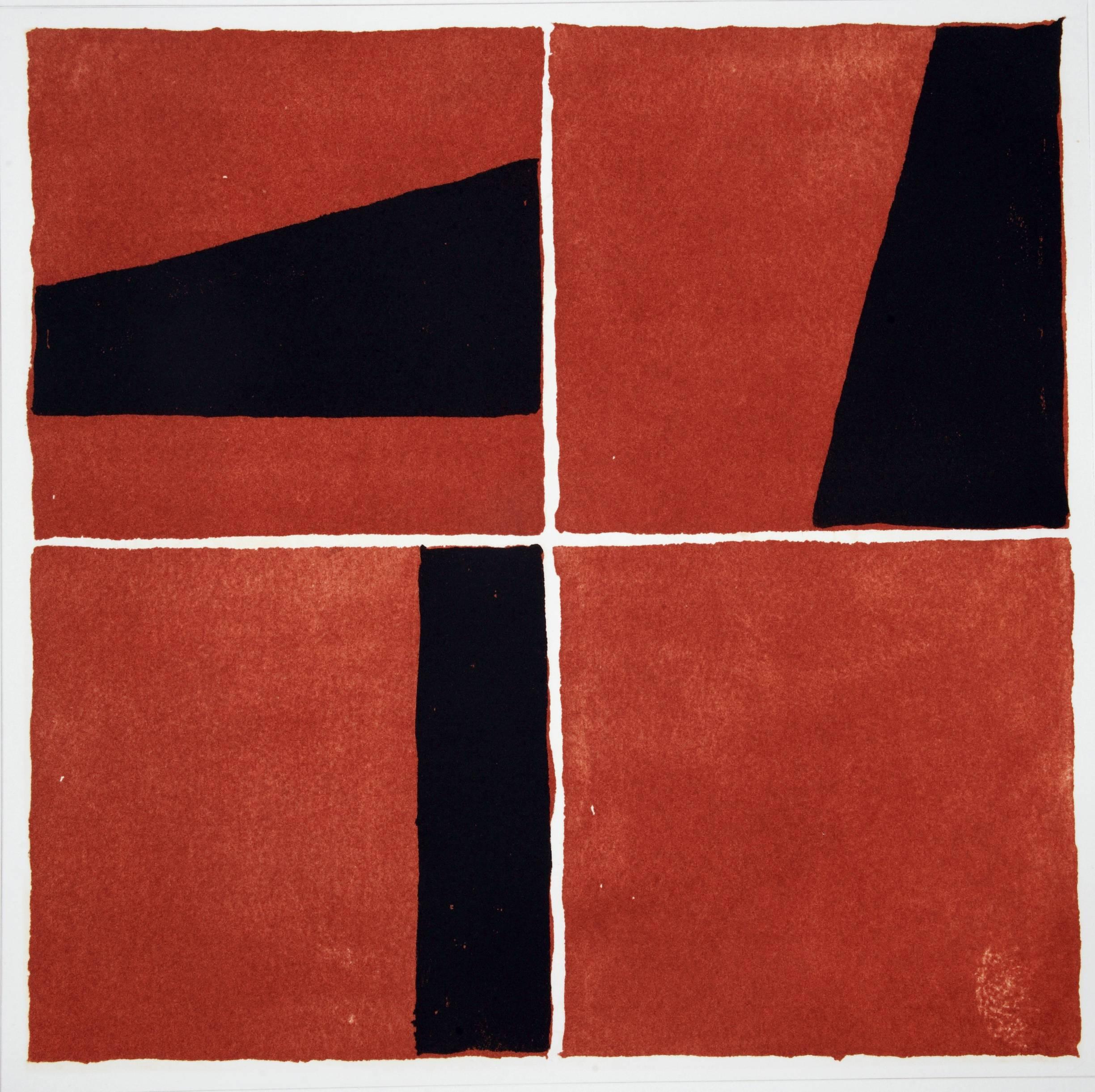 Ronnie Tallon Abstract Print - Square 3