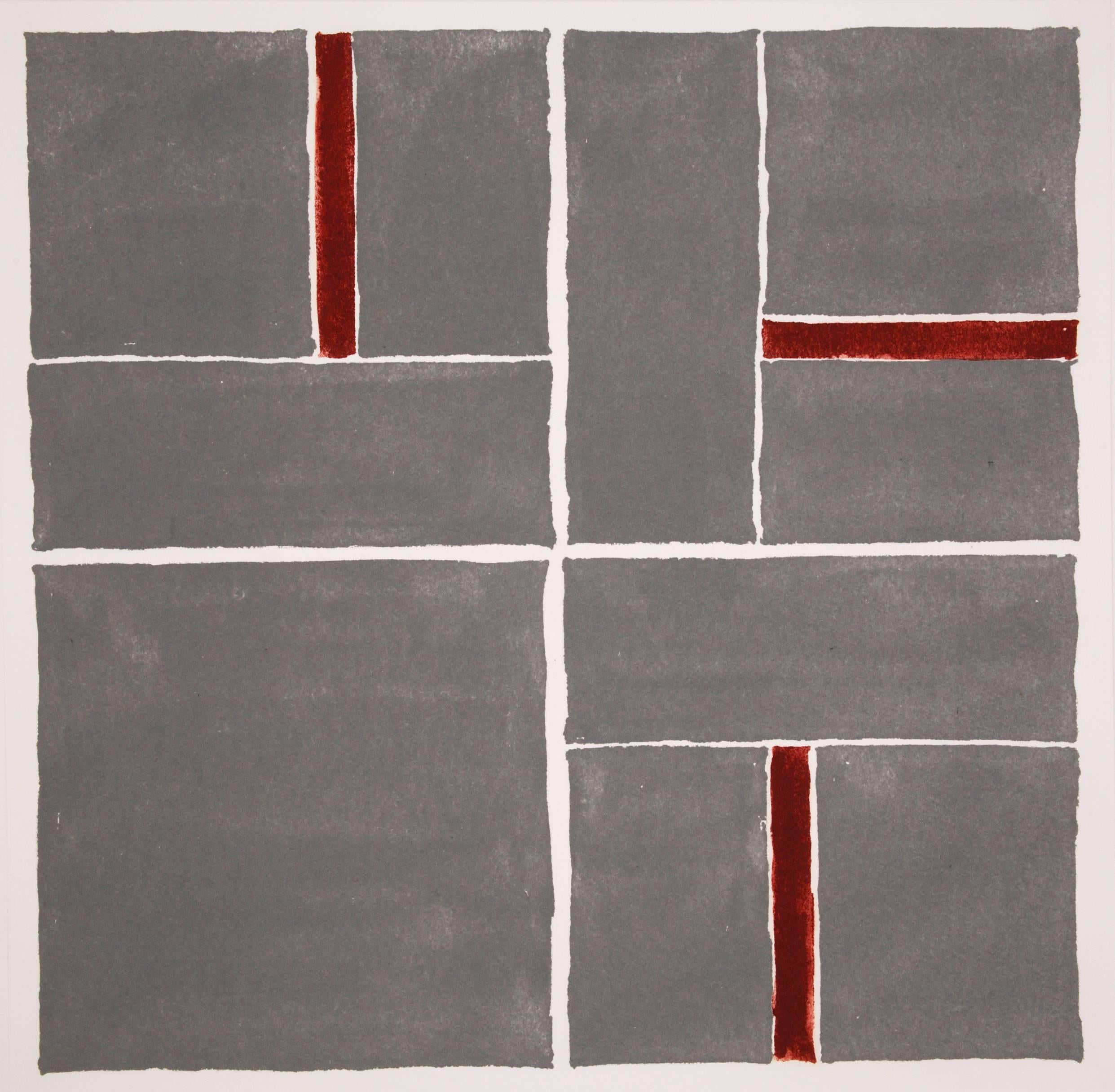 Ronnie Tallon Abstract Print - Square 2