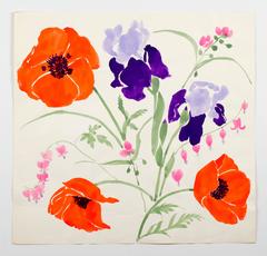 Iris and Poppies, from the "Florals" series