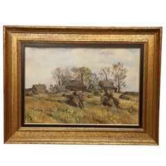 Antique Landscape with a Remote Village