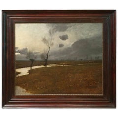 belavon farms Landscape with a Sheep and Shepherd