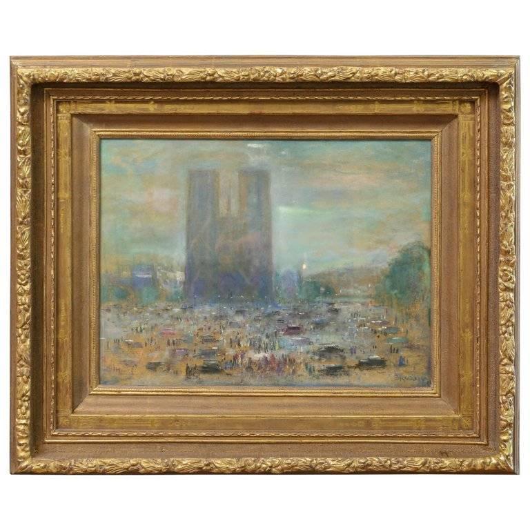 György Ruzicskay Landscape Art - Notre Dame