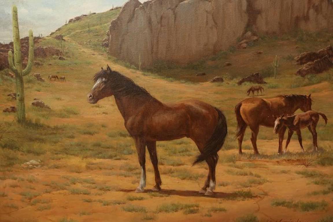 I selvaggi - Painting di Patrick Cunningham