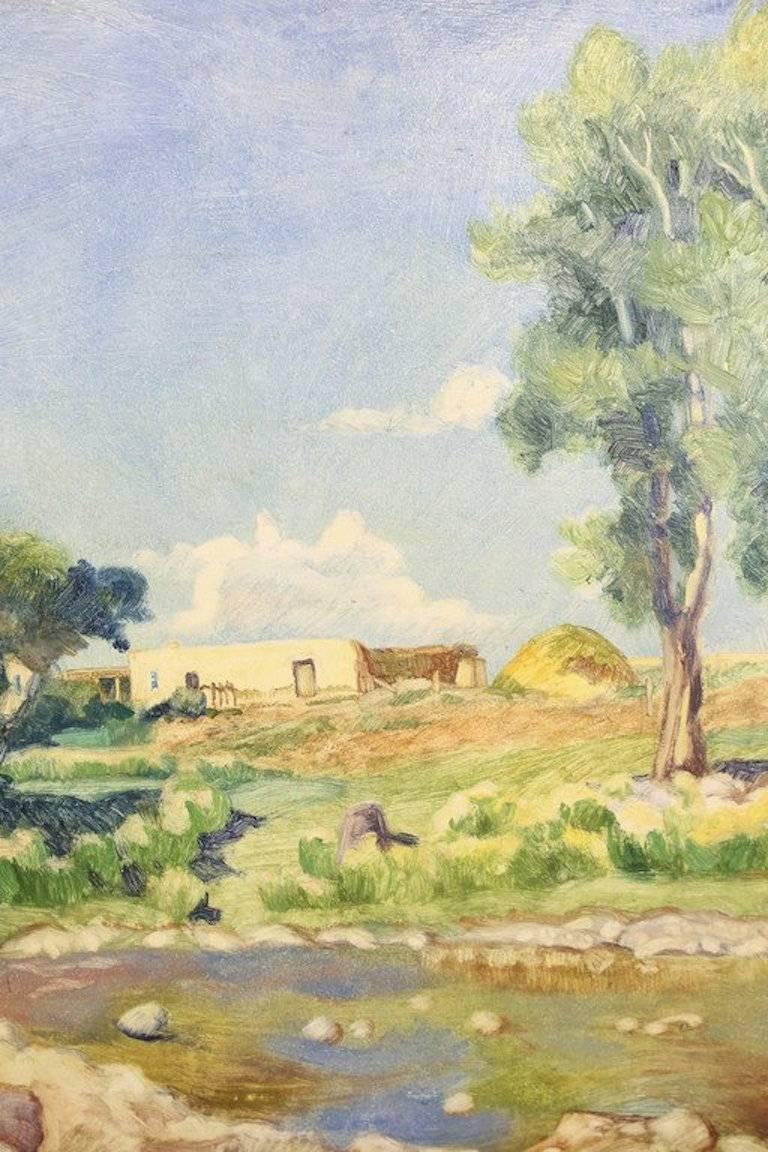 St. Wiesner - Painting by John B. Orth
