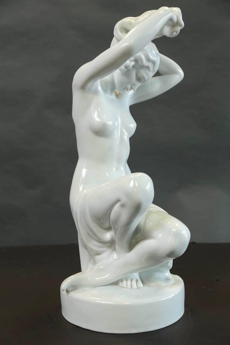 Herend Nude Sitting Female Figure 3