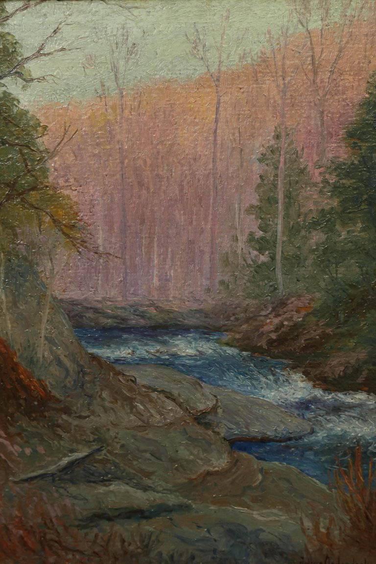On the Beaverkill River - Painting by Julian Onderdonk