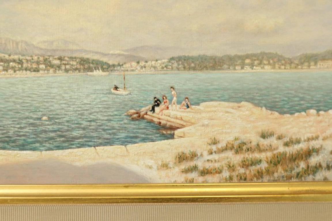 At The Seashore - Other Art Style Painting by Pierre Arcambot
