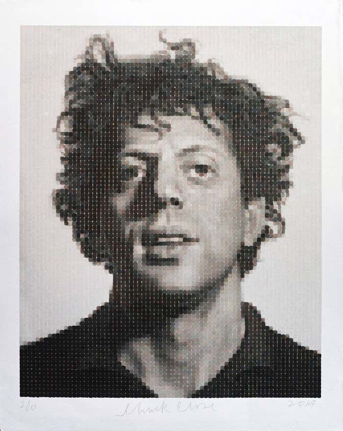 Chuck Close - Phil (WC print on Japanese HMP) For Sale at 1stDibs | hmp ...