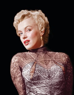 Marilyn Monroe Rare Colorized Closeup Fine Art Print