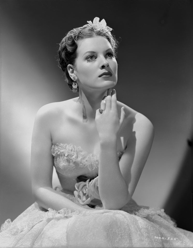 Ernest Bachrach Portrait Photograph - Maureen O'Hara "They Met in Argentina" Fine Art Print