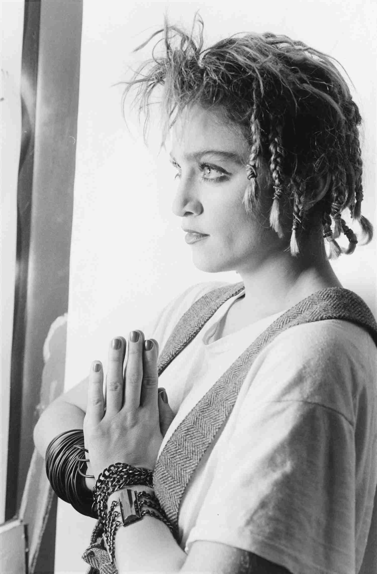 Eric Kroll Portrait Photograph - Madonna: The Prayer Closeup Fine Art Print