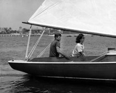 John F. Kennedy Sailing Fine Art Print