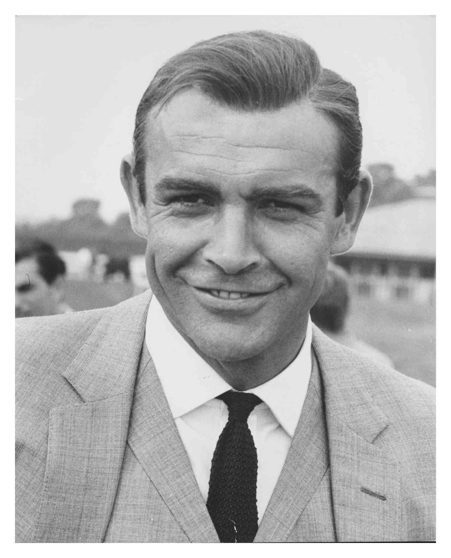 Unknown Portrait Photograph - Sean Connery on the Set as "007" Fine Art Print