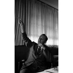 Walt Disney in His Office Fine Art Print