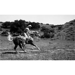 Vintage Roy Rogers Running Trigger at Full Speed Fine Art Print