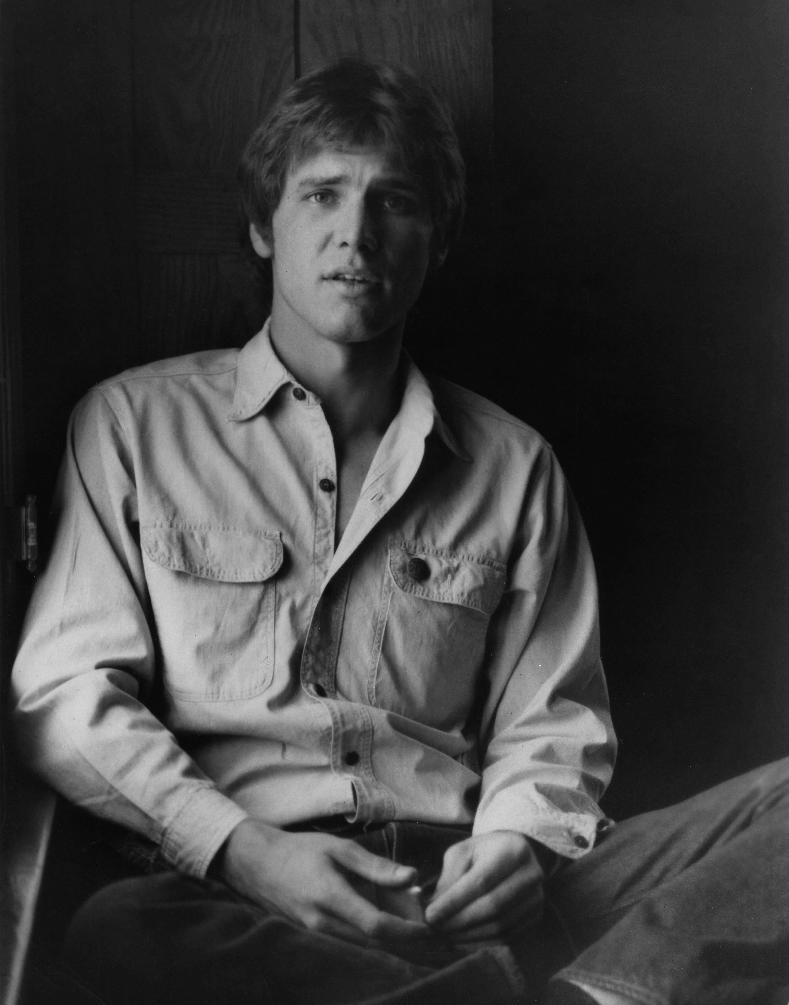 Jay Thompson Black and White Photograph - Harrison Ford Portrait Fine Art Print