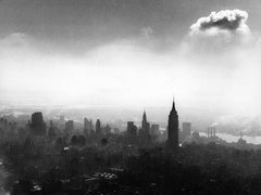 Vintage New York City Skyline - Manhattan Abstract View Fine Art Print