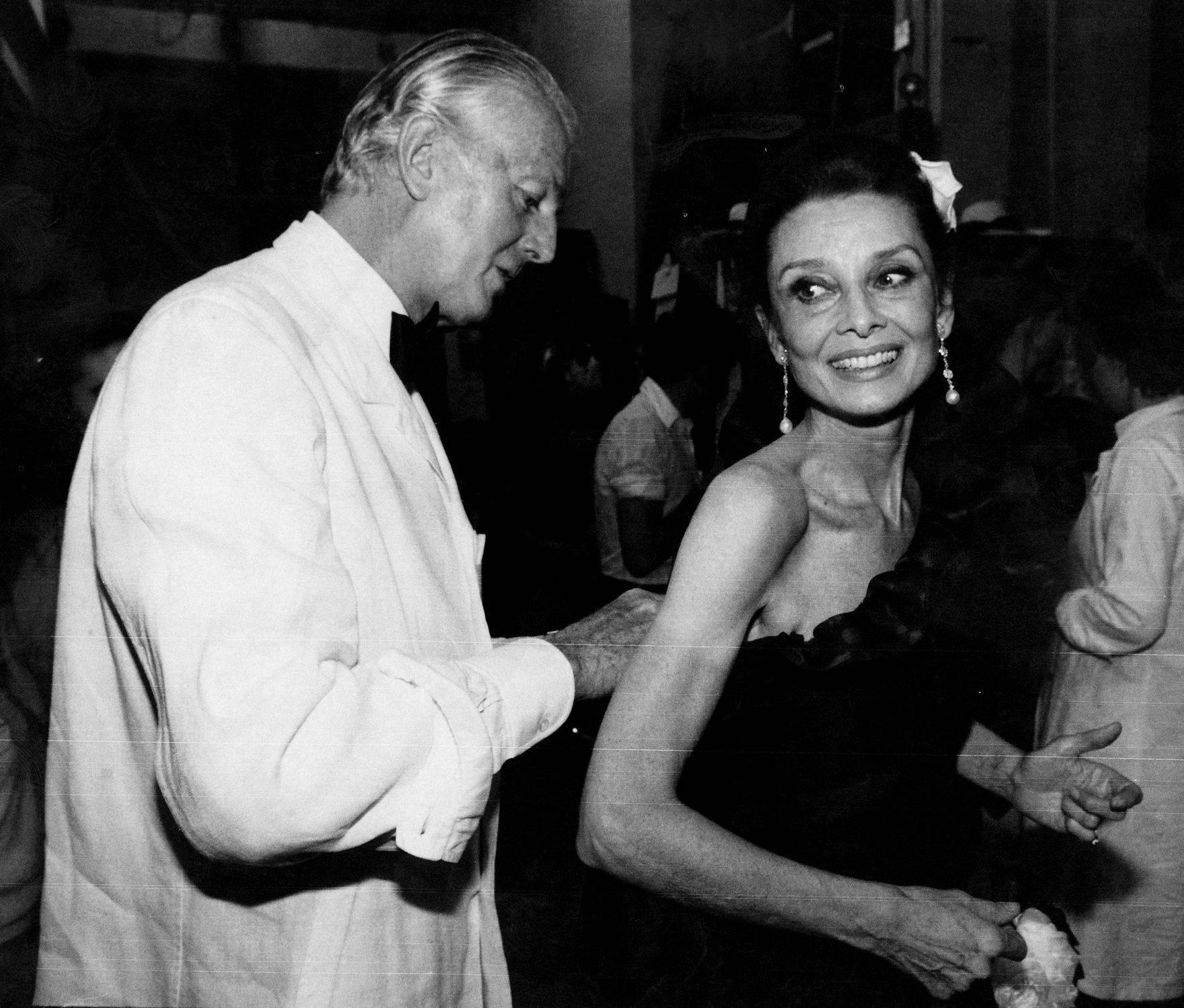 Adam Scull Portrait Photograph - Audrey Hepburn and Designer, Givenchy Fine Art Print