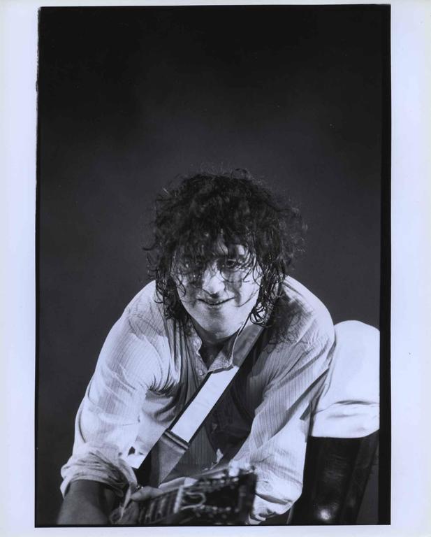 Neal preston black and white photograph classic candid jimmy page original vintage photograph Neal preston black and white photograph classic candid jimmy page original vintage photograph
