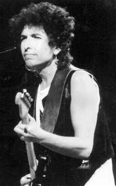 Bob Dylan Performing Live in Australia Fine Art Print