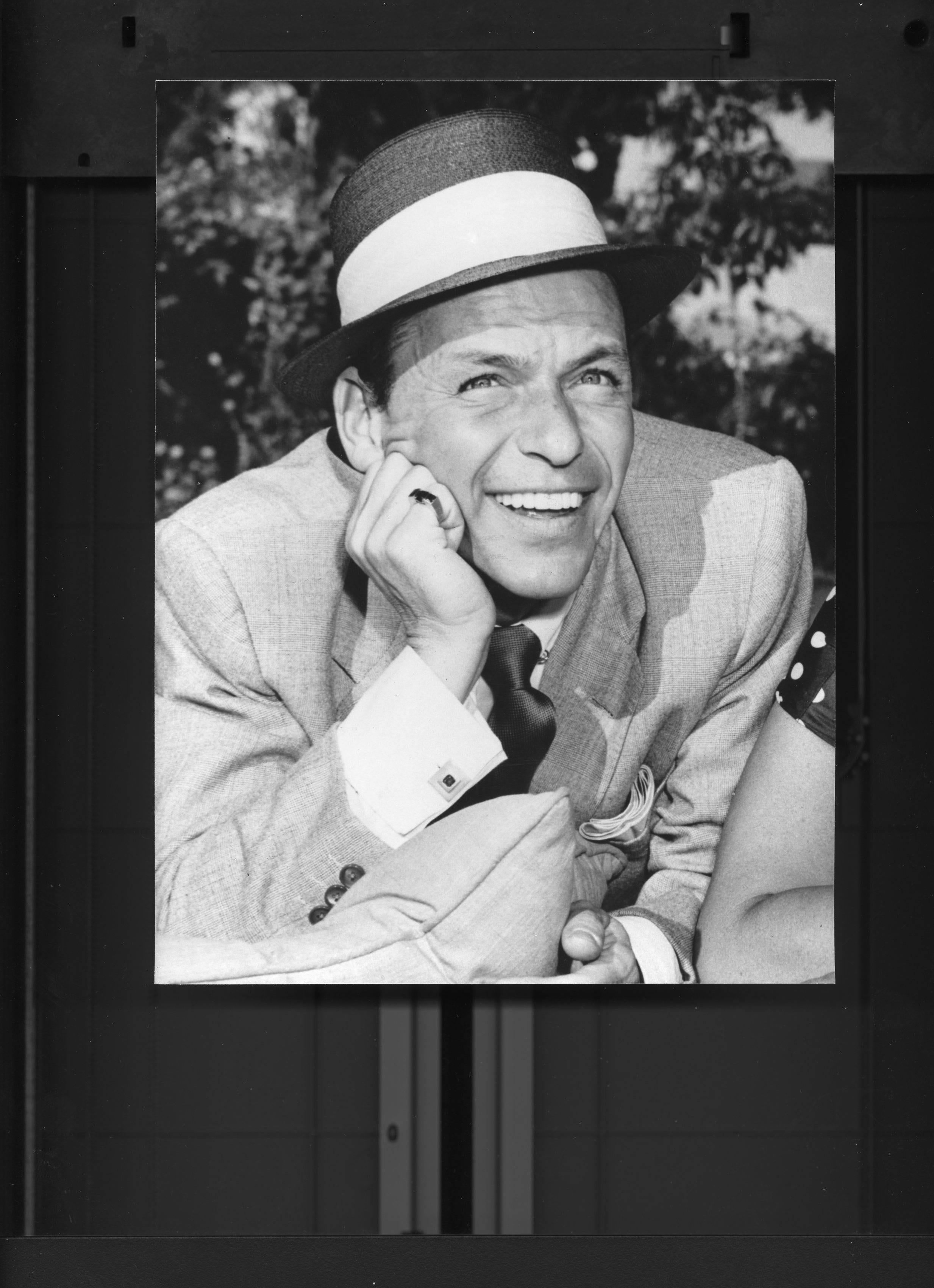 Unknown Black and White Photograph - Frank Sinatra Vintage Original Photograph