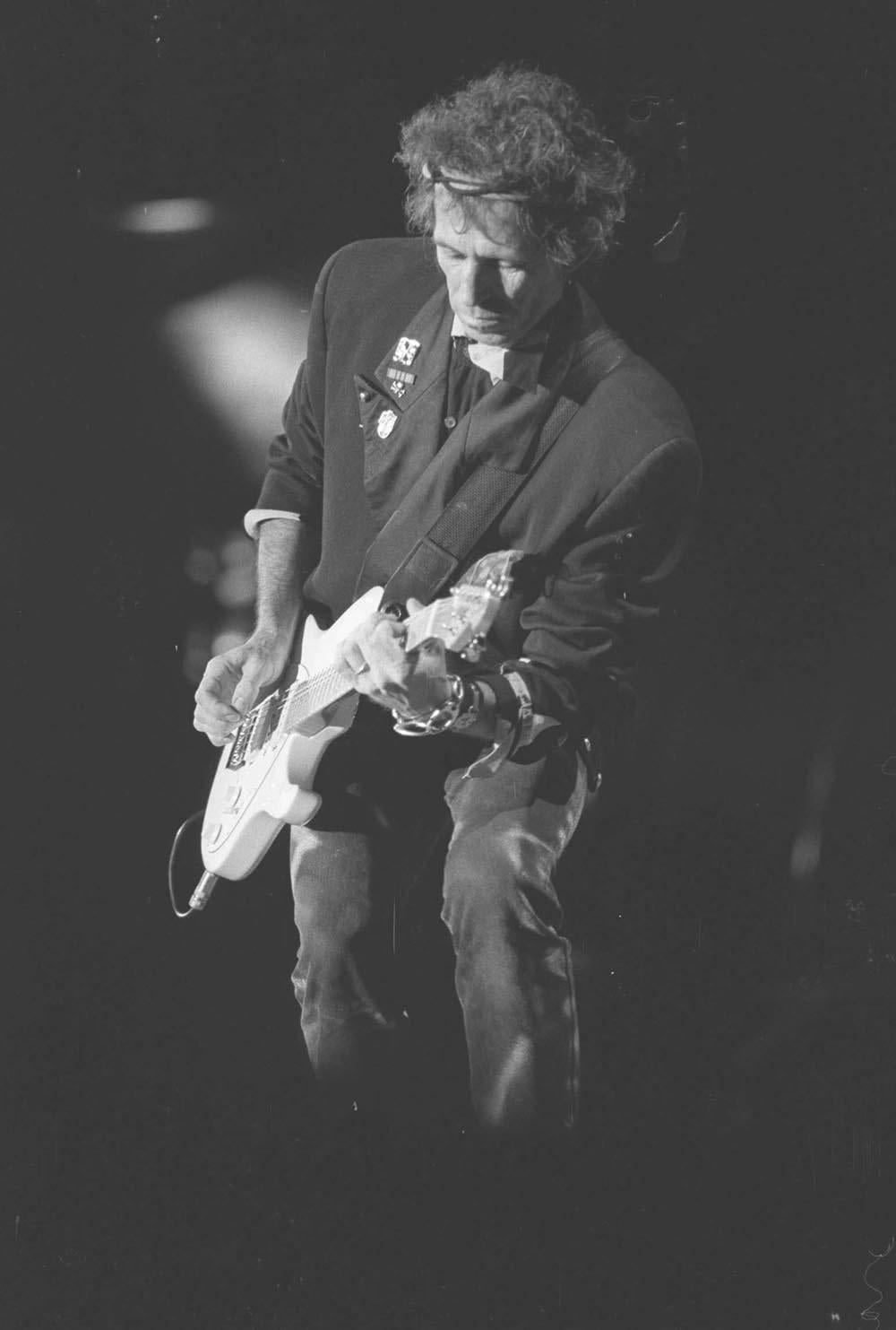 Unknown Black and White Photograph - Keith Richards Live On Stage Fine Art Print