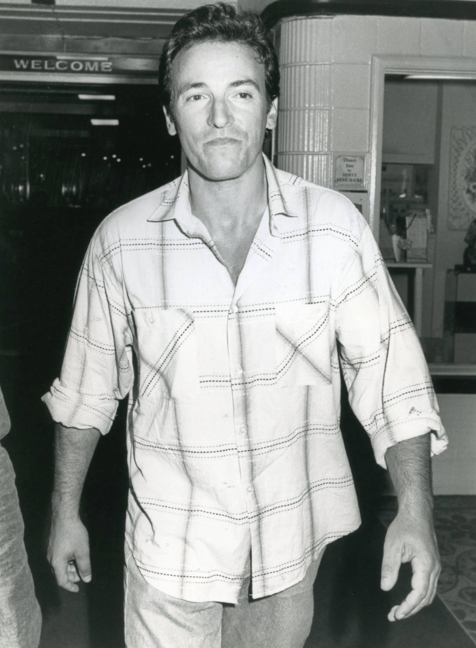 Unknown Black and White Photograph - Candid Bruce Springsteen Vintage Original Photograph