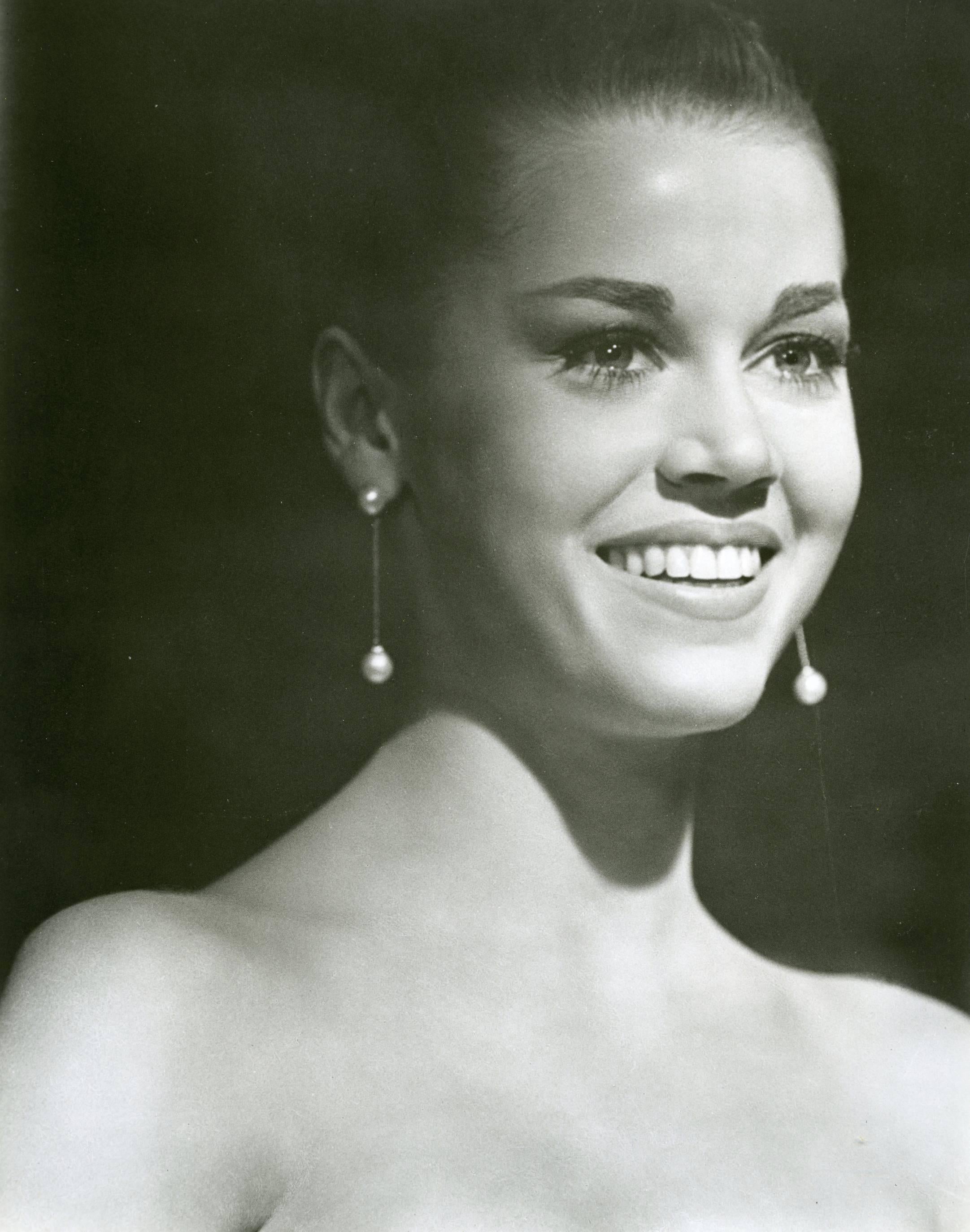 Unknown Black and White Photograph - Young Jane Fonda Vintage Original Photograph
