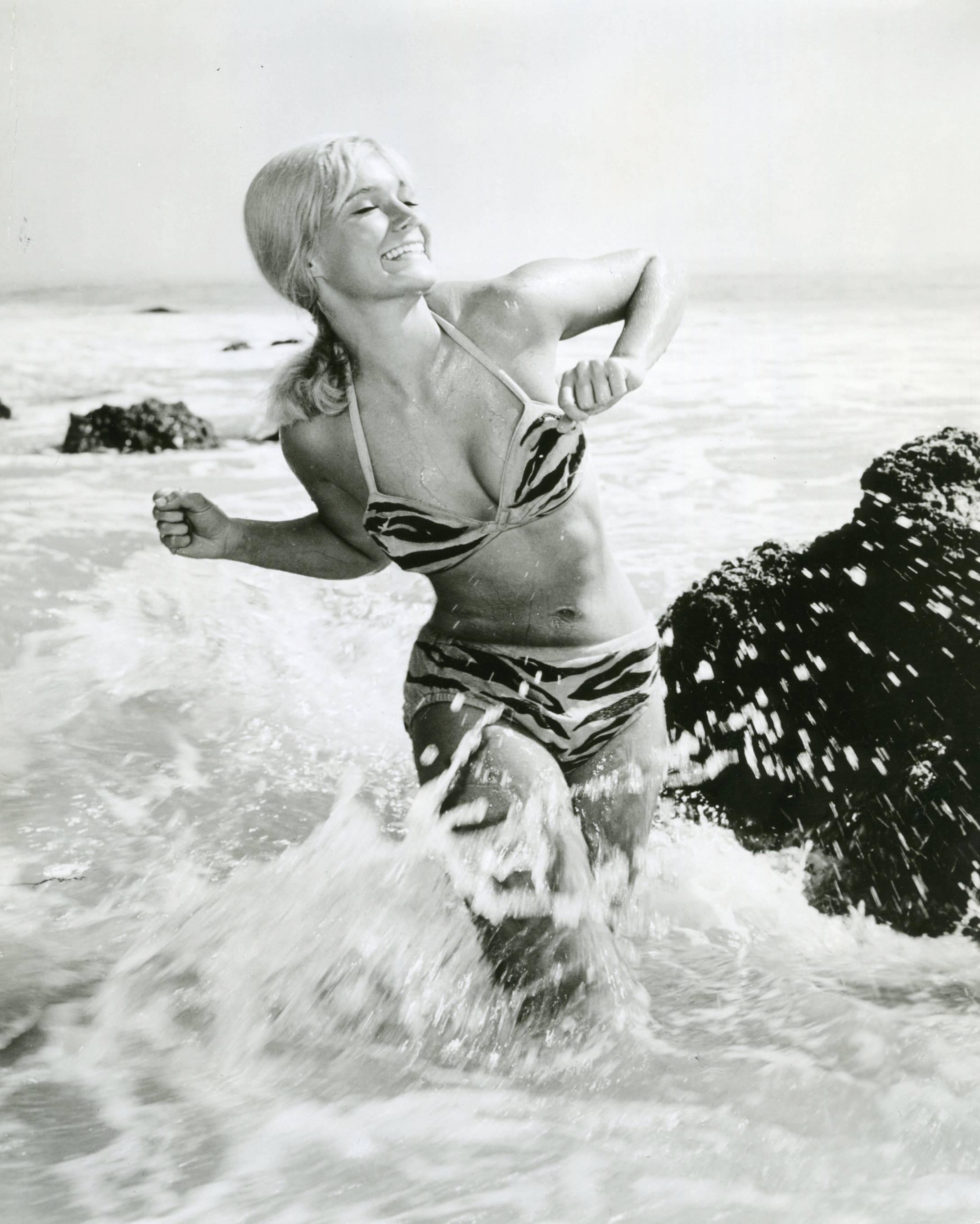 Unknown Black and White Photograph - Vintage Original Photograph of film star Yvette Mimieux