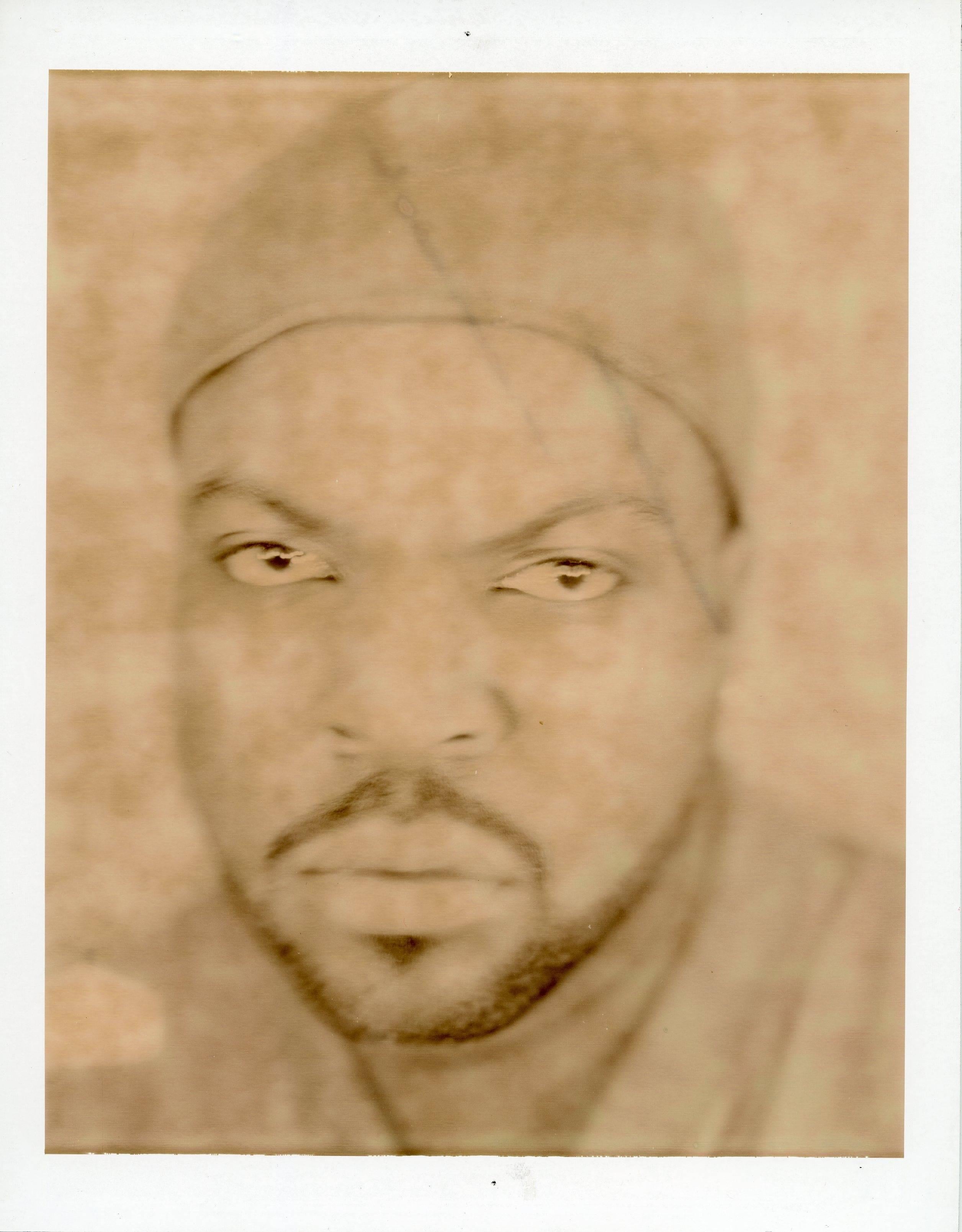 Unknown Portrait Photograph - Rare Original Vintage Oversized Polaroid Photograph of Ice Cube