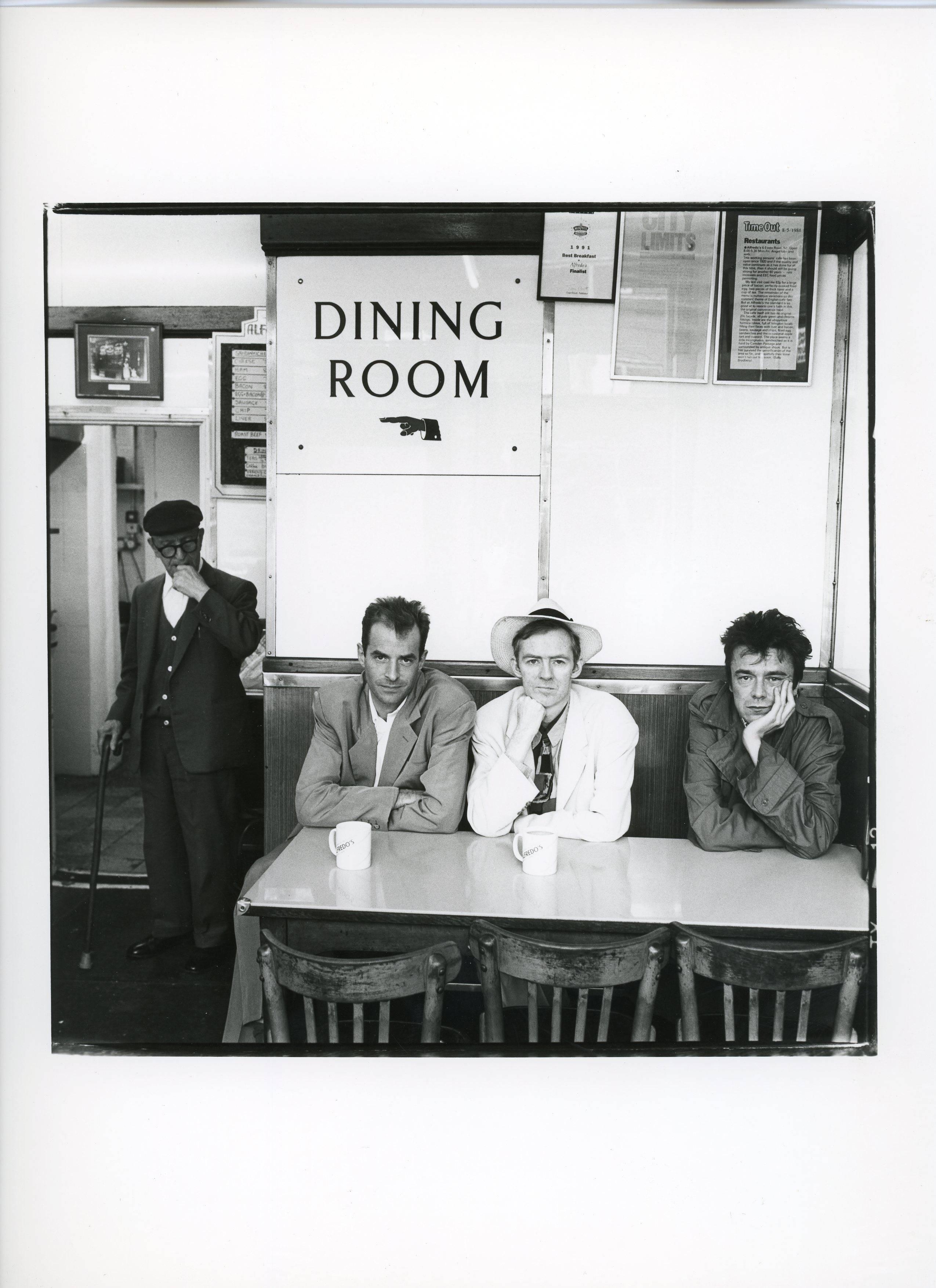 Steve Pyke Black and White Photograph - The Pogues Candid Vintage Original Photograph