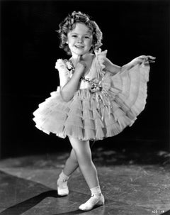 Shirley Temple Posed in Ballet Outfit Fine Art Print