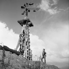 James Dean with Windmill Fine Art Print