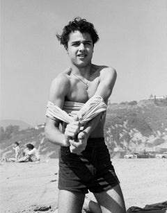 Sal Mineo in Santa Monica Fine Art Print