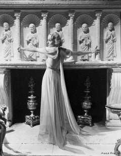 Carole Lombard in Sheer Dress Fine Art Print