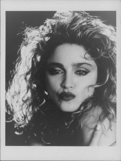 Stunning Madonna Portait Vintage Original Print