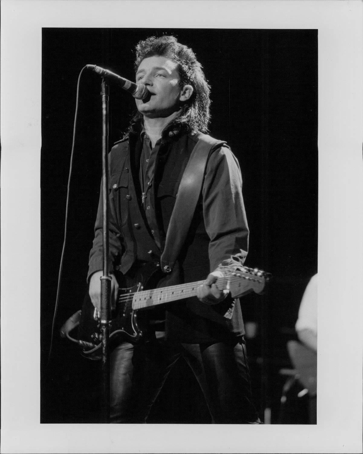 Gary Gershoff Portrait Photograph - U2 at Radio City Music Hall Vintage Original Photograph