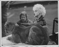 Madonna Petting Vintage Original Photograph