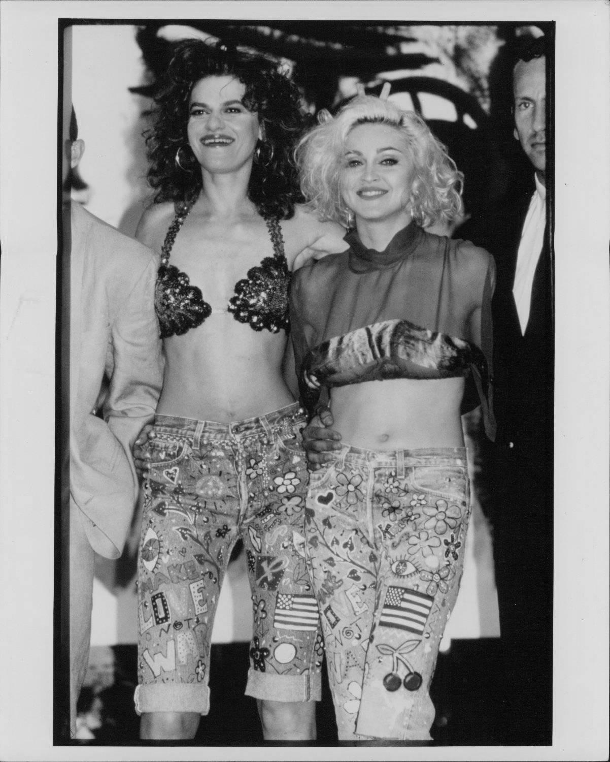 Unknown Portrait Photograph - Madonna and Sandra Bernhard Vintage Original Photograph