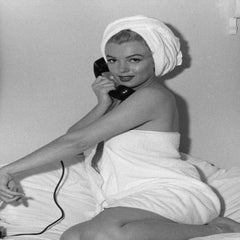 Andre de Dienes - Marilyn Monroe Naked with Towel Oversized Vintage