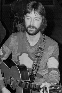 Young Eric Clapton with Guitar Vintage Original Photograph