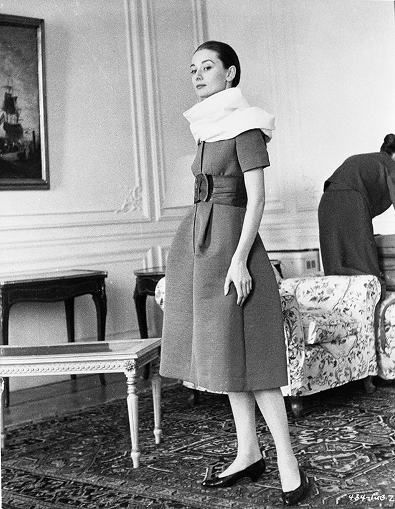 Leo L. Fuchs Black and White Photograph - Audrey Hepburn on the set of "The Nun's Story" Fine Art Print